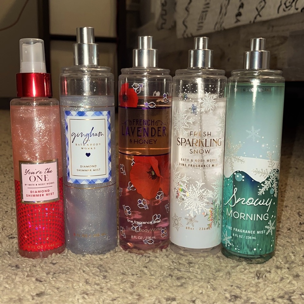 5 Bath and Bodywork Body Sprays